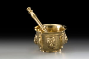 Handmade Bronze Mortar Bowl