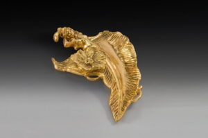 Handmade Bronze Lady Pen Rest