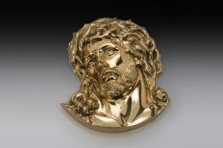Handmade Bronze Face of Christ