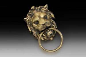 Handmade Bronze Medium Lion Door Knocker