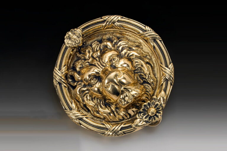 Handmade Bronze Large Lion Door Knocker