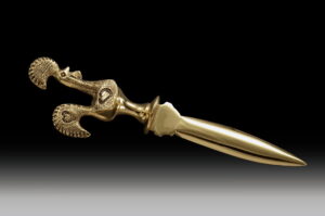 Handmade Bronze Rooster Letter Opener