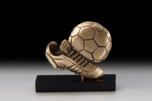 Handmade Bronze Football Trophy