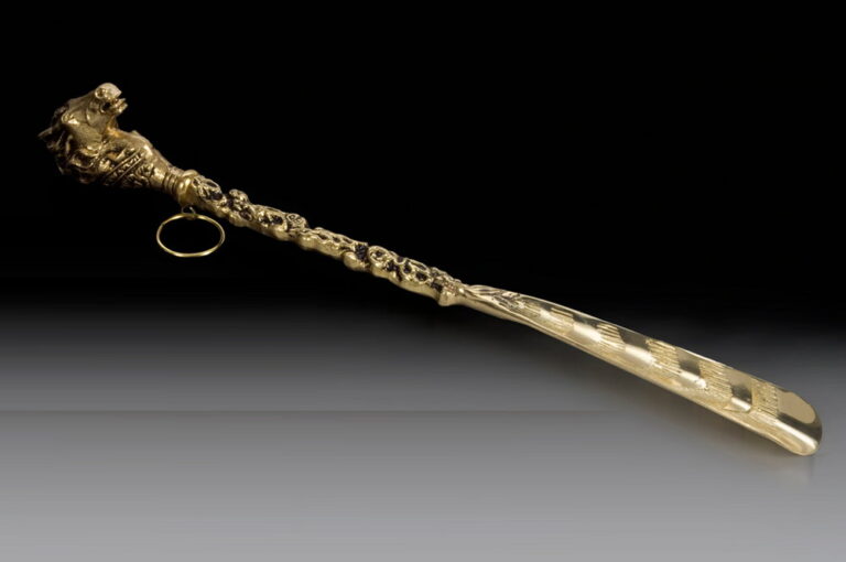 Handmade Bronze Horse Head Shoehorn