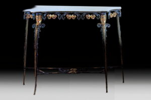 Handmade Bronze Wall Table with 2 Faces
