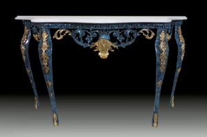 Handmade Bronze Wall Table Napoleon No Shelf