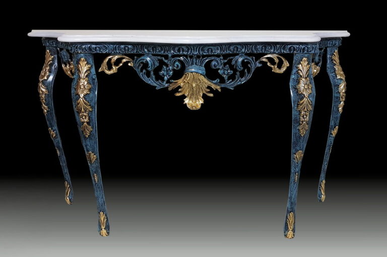 Handmade Bronze Wall Table Napoleon No Shelf