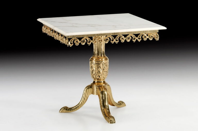 Handmade Bronze Large Square Table