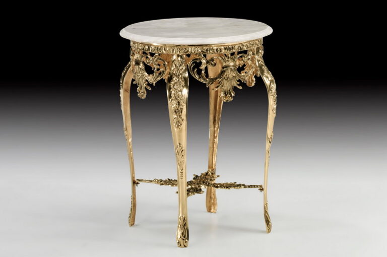 Handmade Bronze Round Table Napoleon Medium