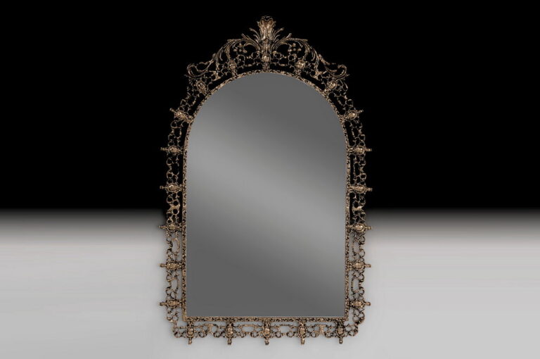 8314_bronze_decor_mirror-king_handmade Handmade Bronze Wall Mirror King
