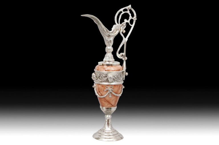 Handmade Bronze Vase Cleopatra Ribbon