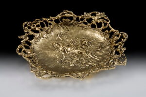 Handmade Bronze Rendilado Dish