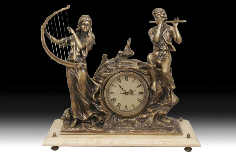 5773_Handmade_Bronze_Decor_Table_Clock_Casal Handmade Table Clock Casal